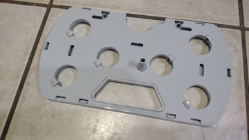 AeroGarden Harvest tray viewed from the underside