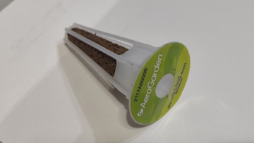 Assembled AeroGarden seed pod